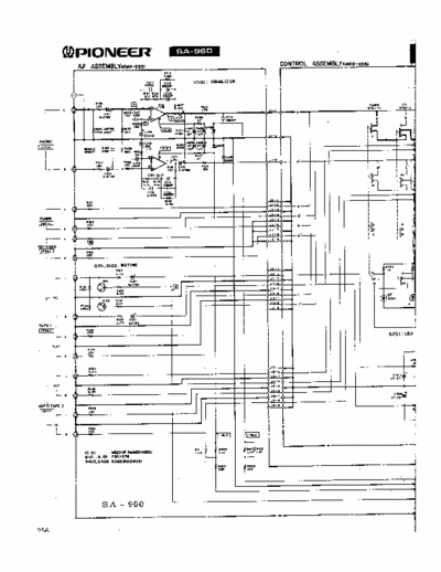 Pioneer SA960 integrated amplifier
