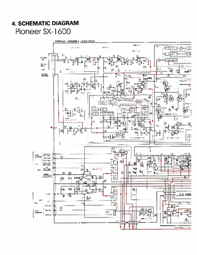 Pioneer SX1600 receiver