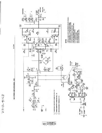 QSC 1080 power amplifier