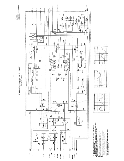 QSC CX12 power amplifier (fragm. only)