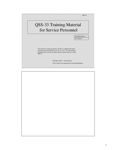 Noritsu QSS33 series Service Manual