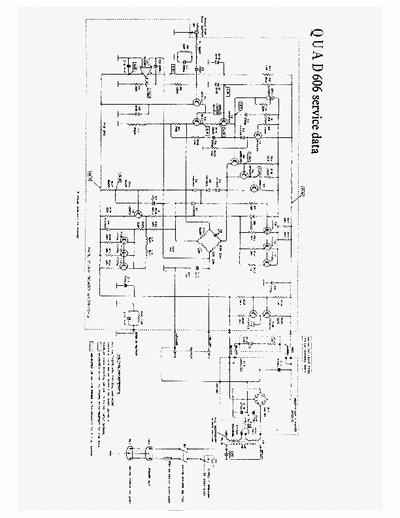 Quad 606 power amplifier