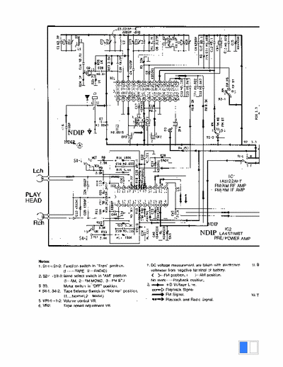 PANASONIC RQ-V60 schematics