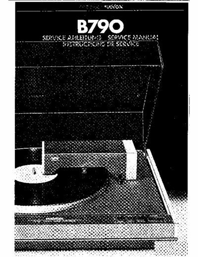 Revox B790 phono