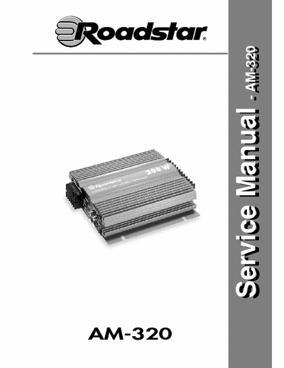 Roadstar AM320 car amplifier