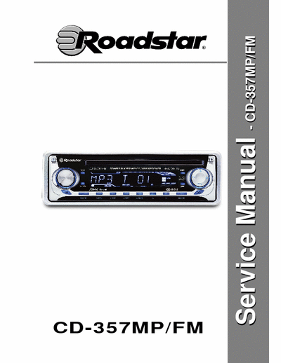 Roadstar CD357mpfm car radio