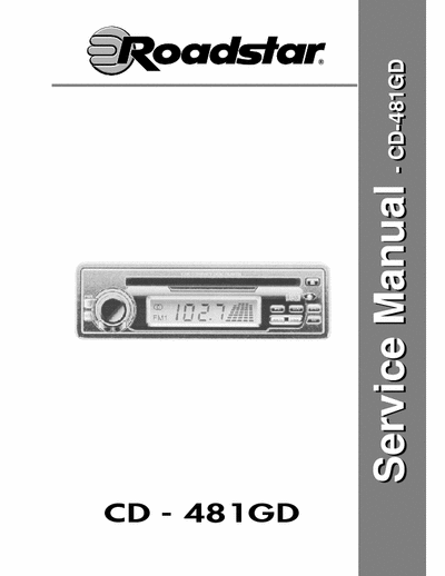 Roadstar CD481gd car radio