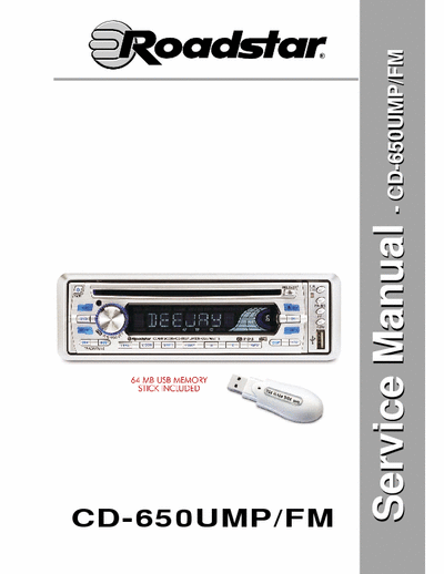 Roadstar CD650umpfm car radio