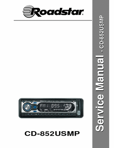 Roadstar CD852usmp car radio
