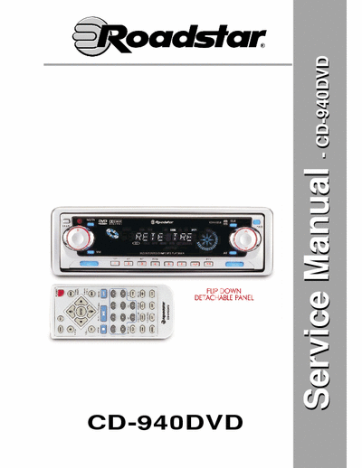 Roadstar CD940dvd car radio