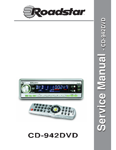 Roadstar CD942dvd car radio