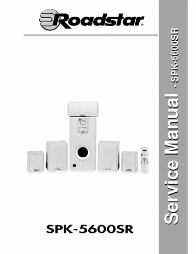 Roadstar SPK5600SR active speakers system