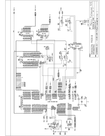 Martin Pro 918 Schematics for proffesional scanner lighting