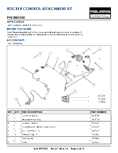 Polaris Brutus V-Plow joy stick upgrade control