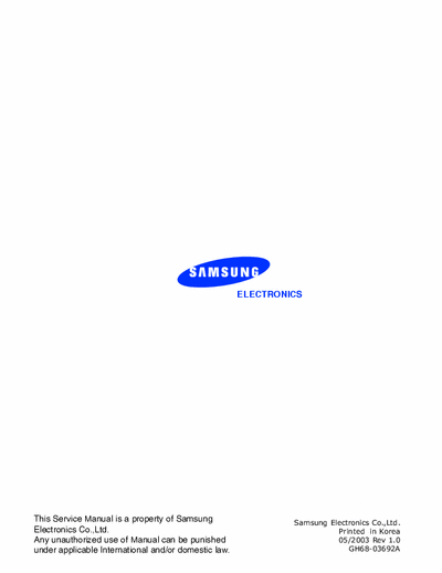 Samsung SGH-S500 SGH-S500 Dual band cellular phone