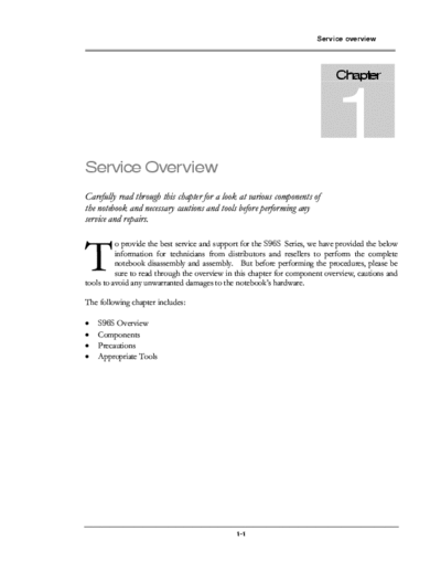ASMobile S96S ASmobile S96S Service Manual