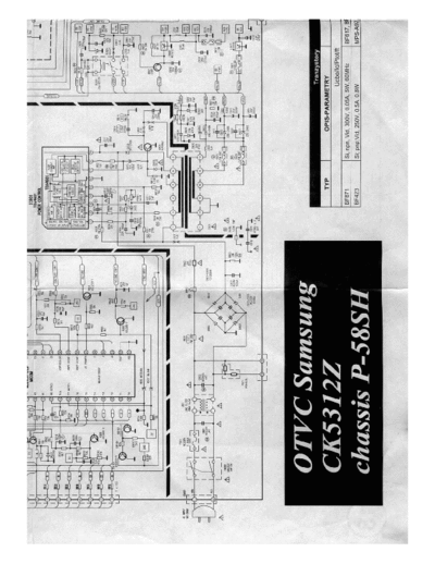 SAMSUNG CK5312Z Schematics Tv