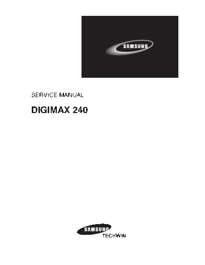 SAMSUNG DIGIMAX 240 SM & UM