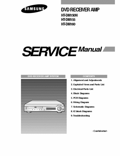 SAMSUNG HT-DM150N_155_160 Service Manual