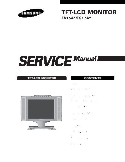 Samsung ES15A LCD service manual