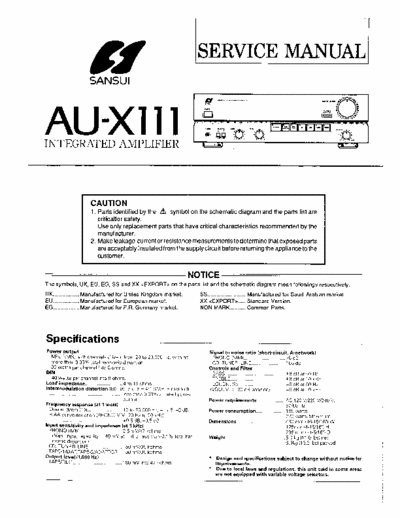 Sansui AU-D111 Sansui AU-D111 integrated amp