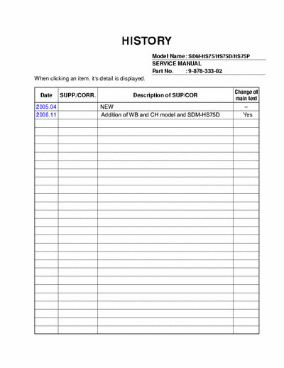 Sony SDM-HS75 service manual for SDM-HS75 LCD Monitor