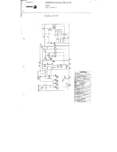 FAGOR SF56E SCHEMATIC DIAGRAM