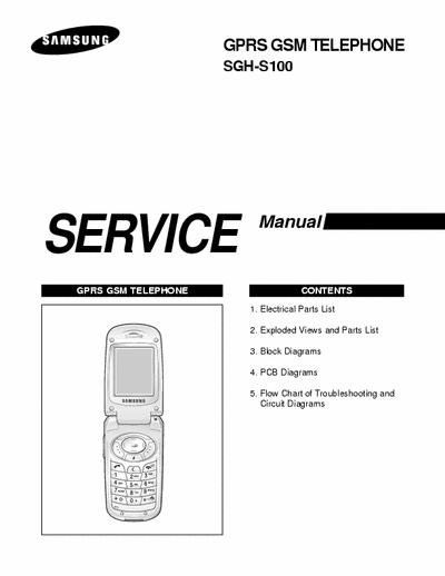 Samsung SGH-S100 Service Manual Gprs Gsm Telephone - pag. 38
