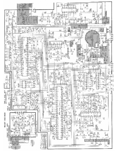 SHARP 14R2, 14R2B Schematic