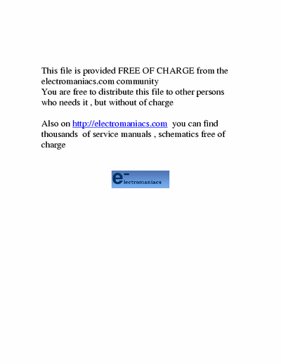 Sharp 28JW73H GA20 CHASSIS Service manual and schematic
