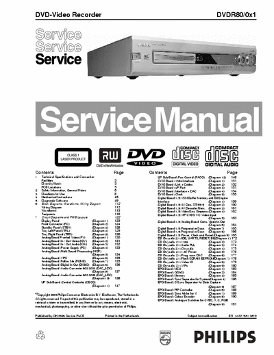 Philips DVDR80/0 Service Manual Dvd Rec. - Part 1/11 [33.883] Pag.306