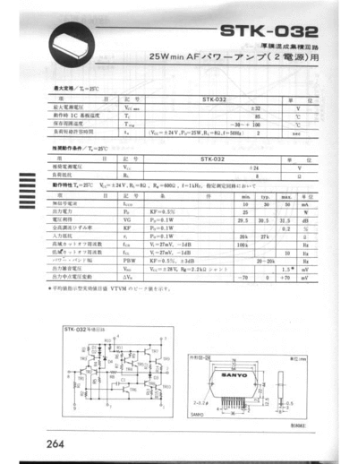 Sanyo STK Power ampl.