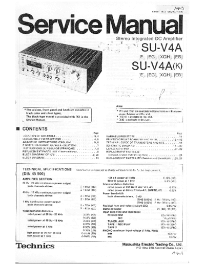 Technics SU-V4A 