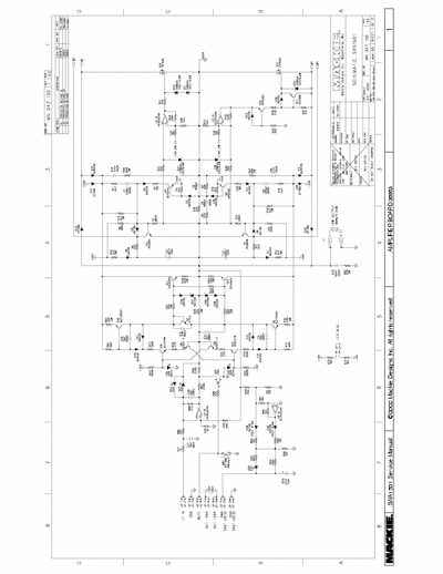 mackie swa1501 scematic and power amp board