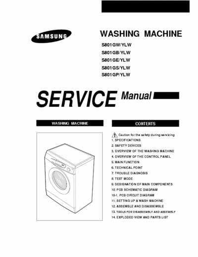 samsung s801 service manual