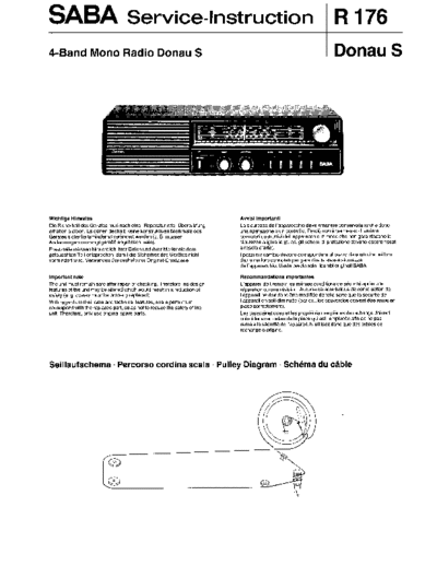 Saba Donau S service manual