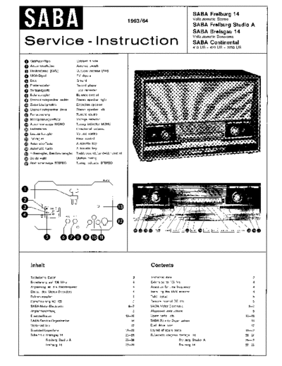 Saba Freiburg 14_Vollmatic Stereo service manual