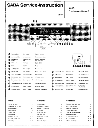 Saba Freudenstadt Stereo E service manual