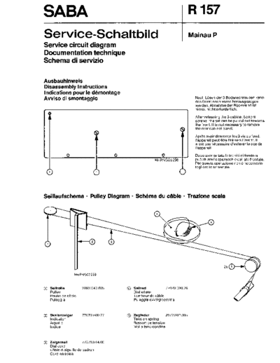 Saba Mainau P service manual