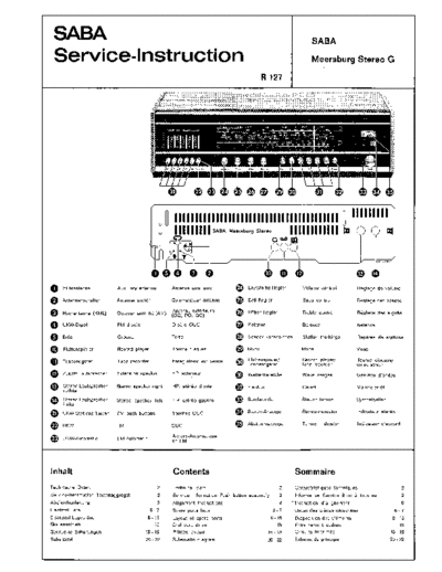 Saba Meersburg Stereo G service manual