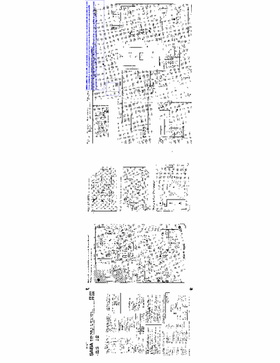 Saba T7045 T7045/VT, T6345/VT FF319, FF320 Service Circuit Diagram