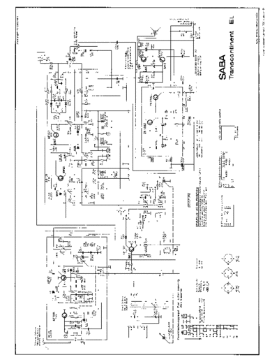 Saba Transcontinent EL scematic and prints