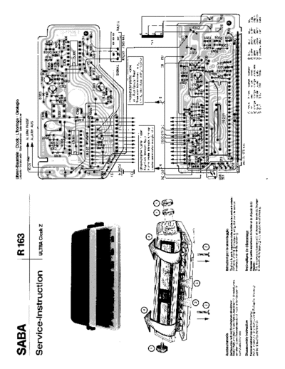 Saba Ultra Clock Z service manual