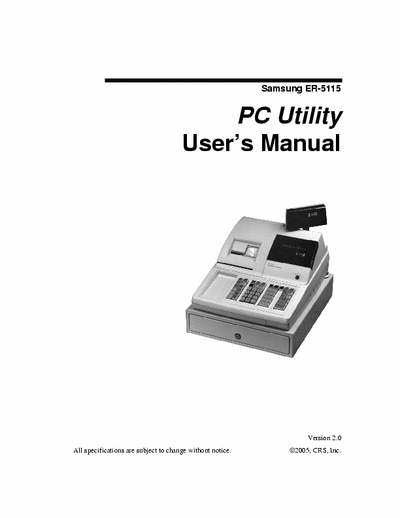 Sam4s 5115 PC MANUAL