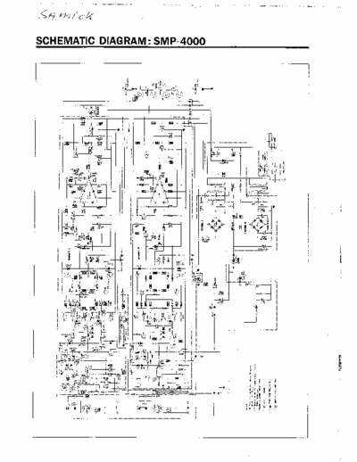 Samick SMP4000 power amplifier