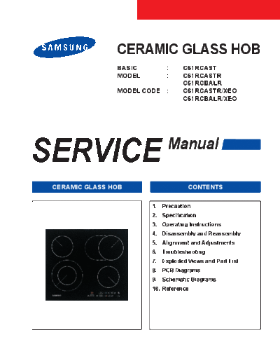 Samsung C61RCAST Service manual