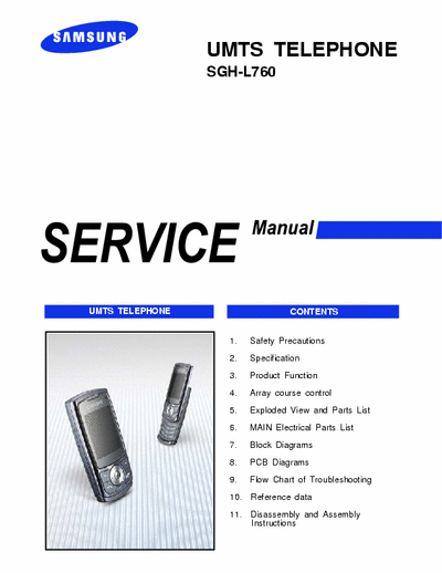 SAMSUNG SGH-L760 Service Manual Umts Telephone [2007.07 Rev.1.0] Part File 1/2, pag. 90