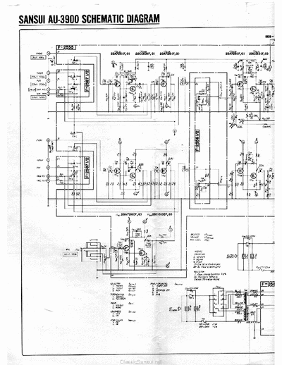 sansui au-3900 audio power amplifier