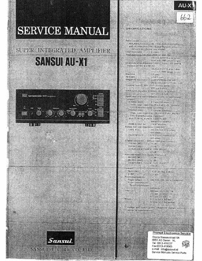 Sansui AUX1 integrated amplifier