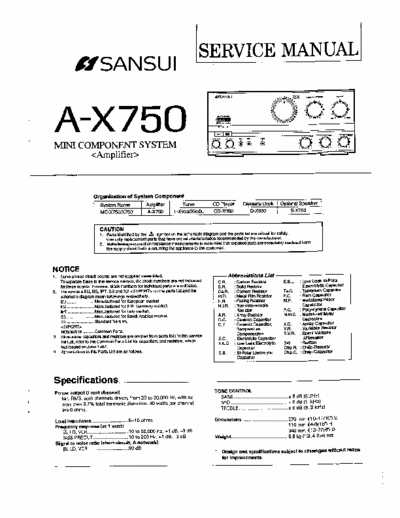 Sansui AX750 integrated amplifier